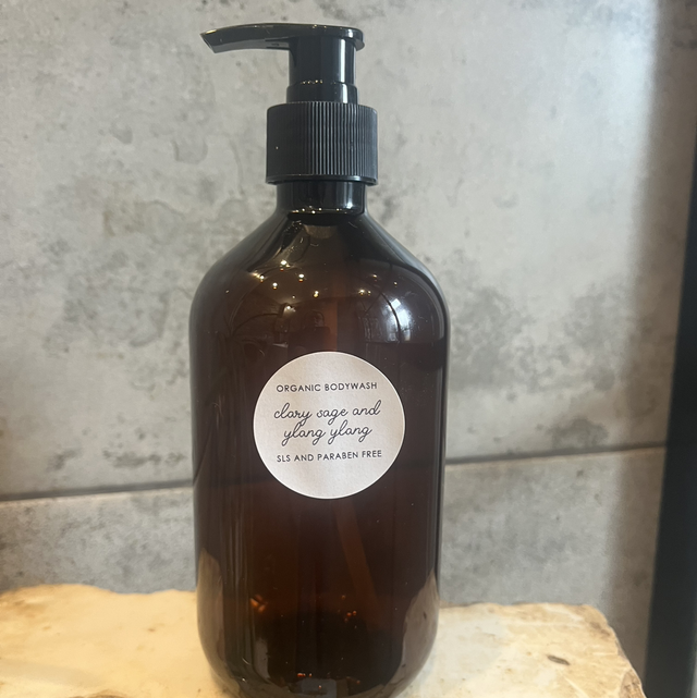 Clary sage and ylang ylang shower gel