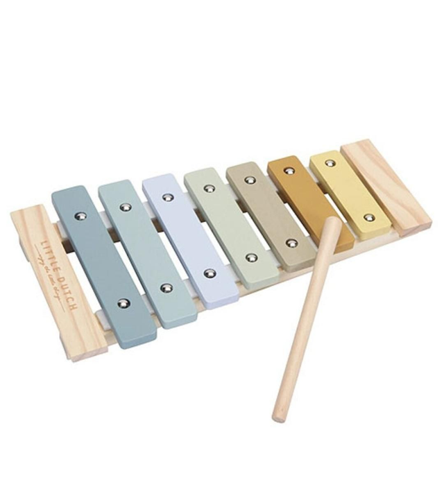 Xilófono azul madera Little Dutch