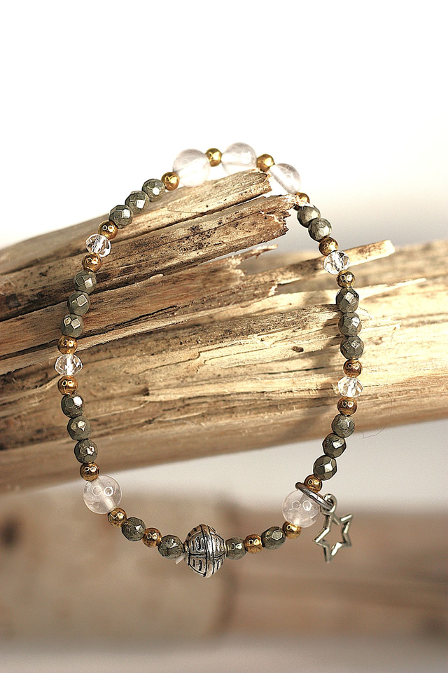 Bracelet Solo Perles d&#039;Harmonie - Equilibre &amp; Renouveau