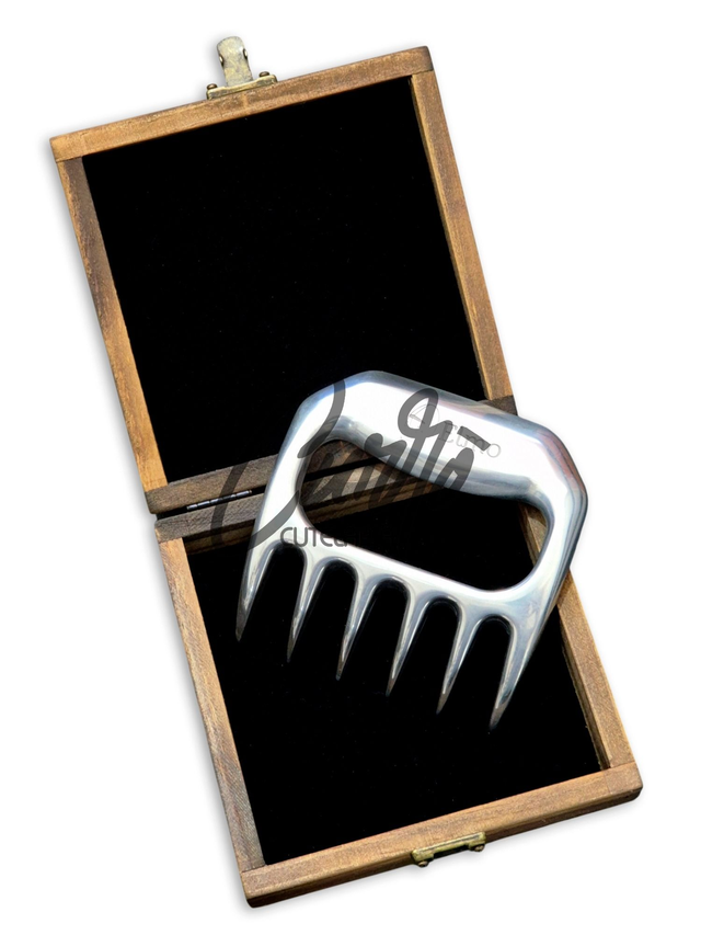 Garra De Urso Churrasco Elmo com Caixa de Madeira