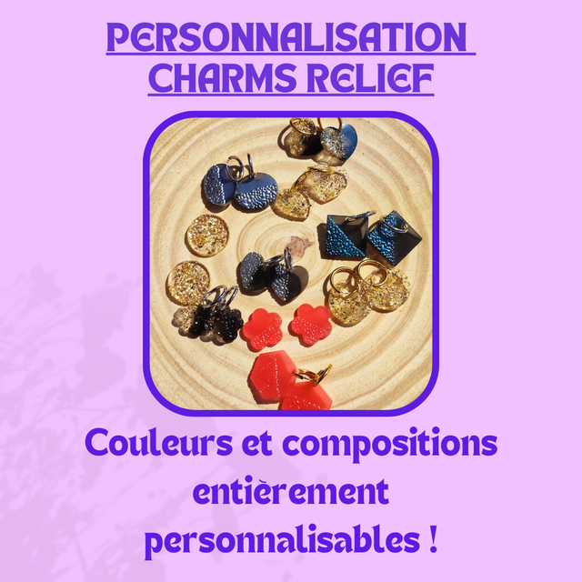 Personnalisation Charms Relief