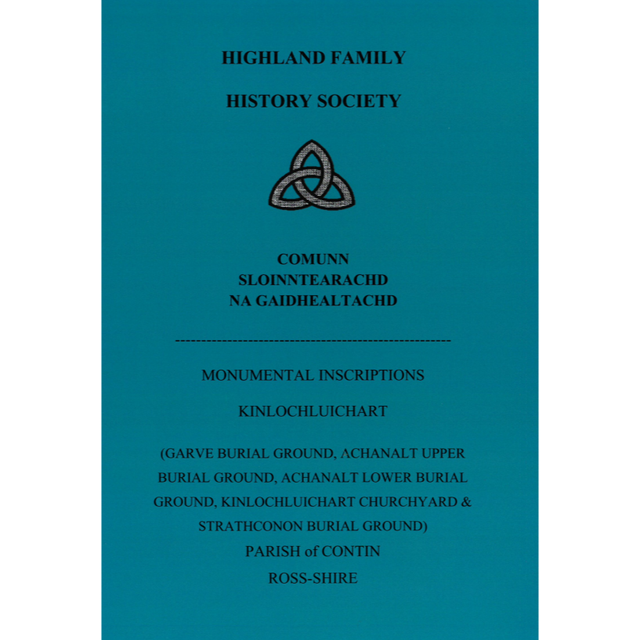 Kinlochluichart, Parish of Contin Monumental Inscriptions