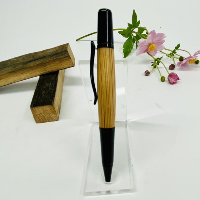 Whiskey Barrel Twist Pen (Black Chrome)
