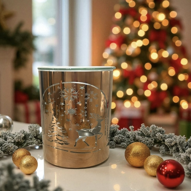 Brûle parfum métal Noël 