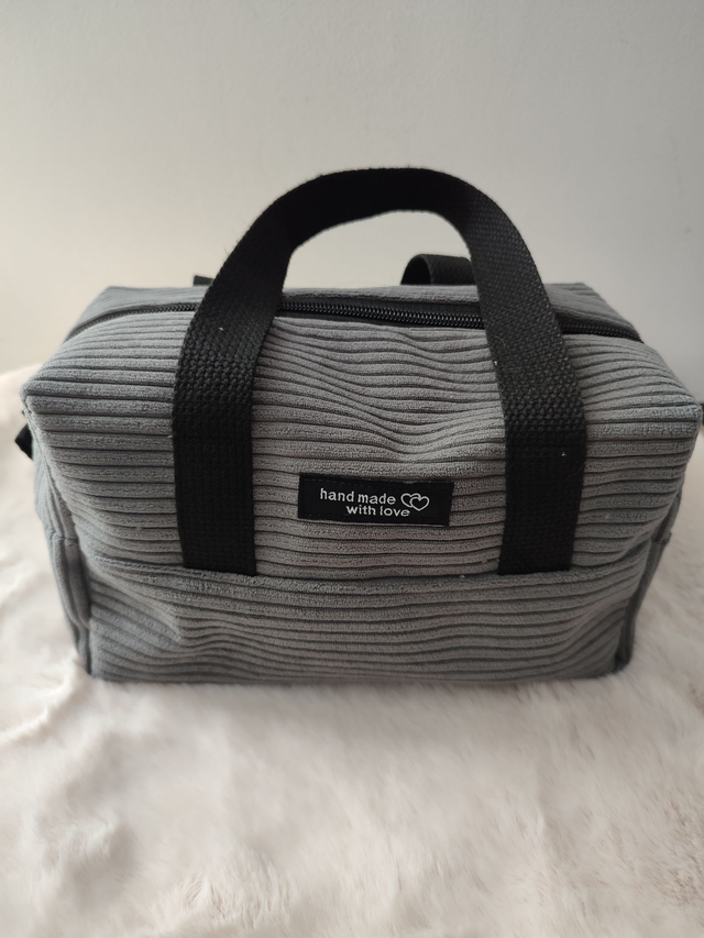 trousse de toilette gris anthracite