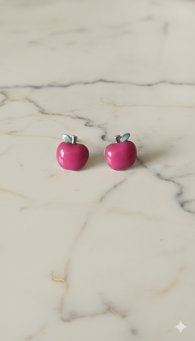 Boucles d'oreilles  Pomme