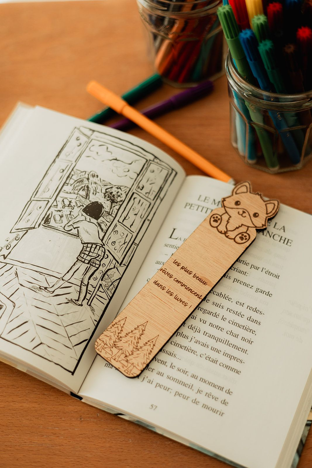 Marque page - Renard