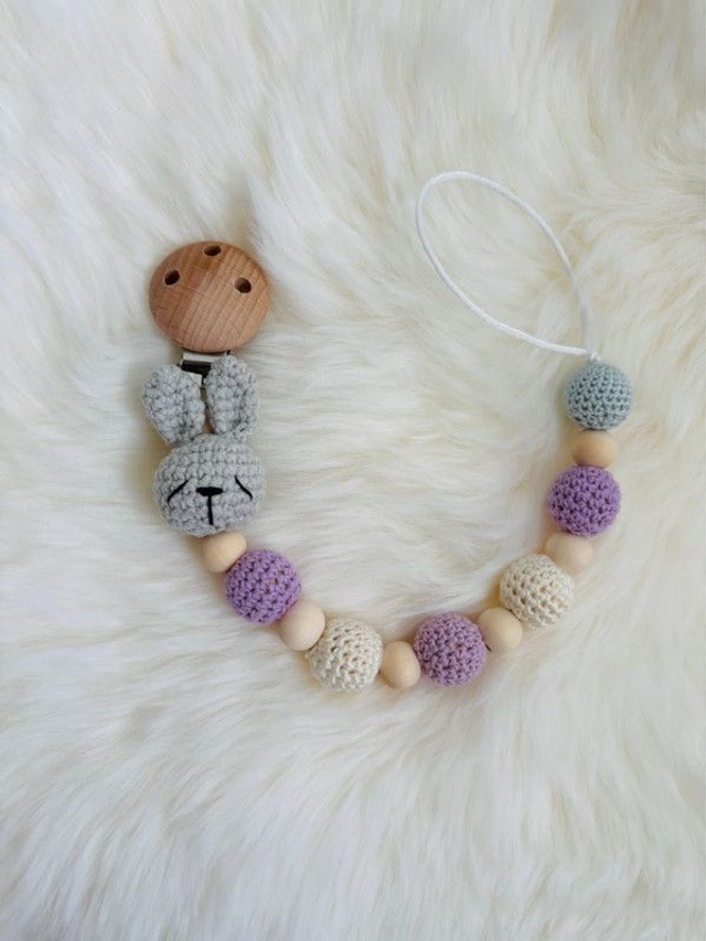 Attache tetine Lapin 🥕 