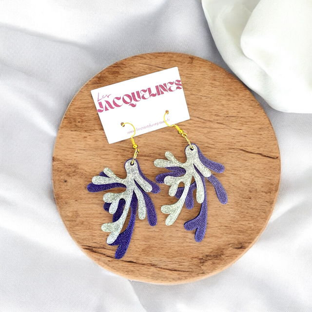 Boucles d’oreilles &quot;Corail Galactique&quot;