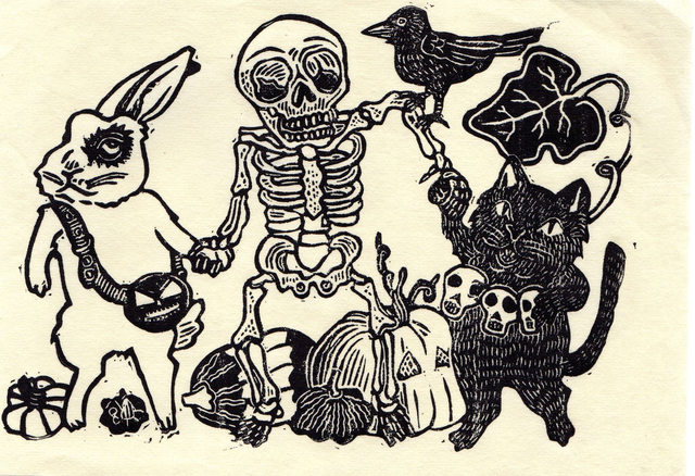 "Joyeux squelette" A5