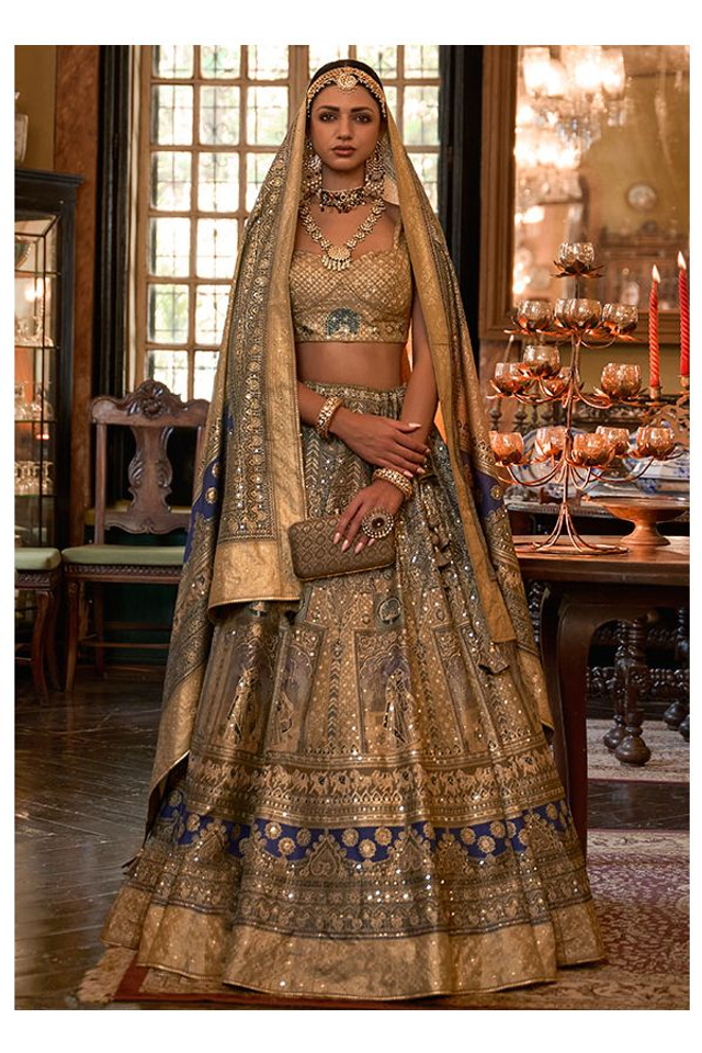 Robe de Mariée Bollywood Lehenga 07