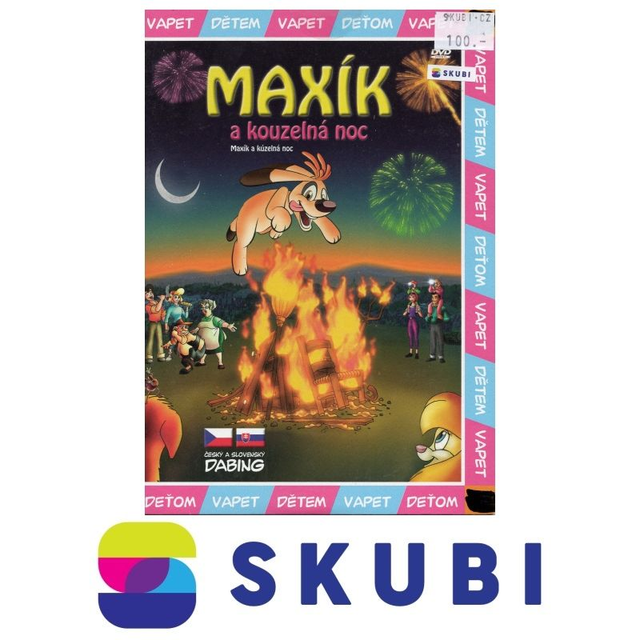 DVD Maxík a kouzelná noc / Maxík a kúzelná noc - CZ, SK, EN