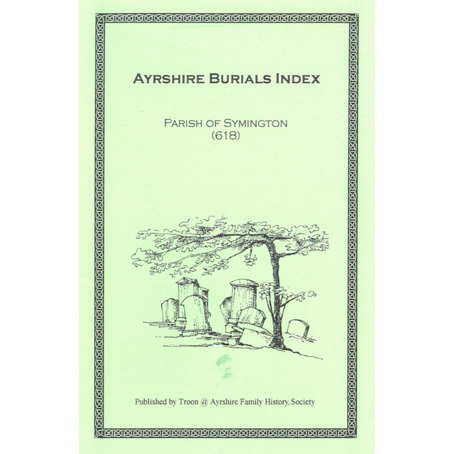 Ayrshire Burial Index - Parish of Symington