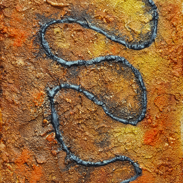 'Liquid' - square card (15cm) + envelope