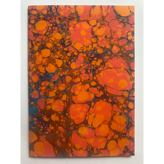 Softbound Notebook, Orange And Pink Stone