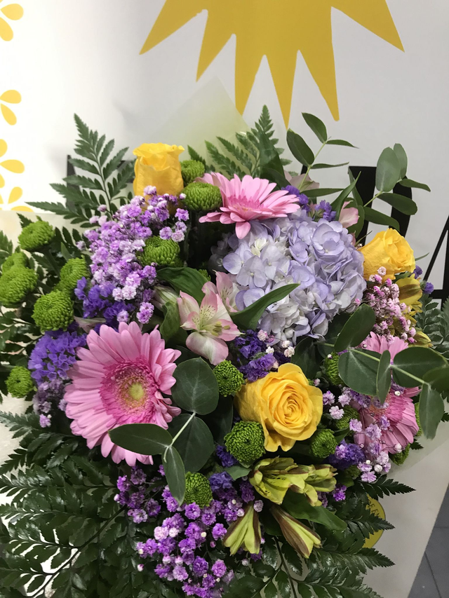 BOUQUET HORTENSIA/ROSA /CRISANTEM/GERBERA