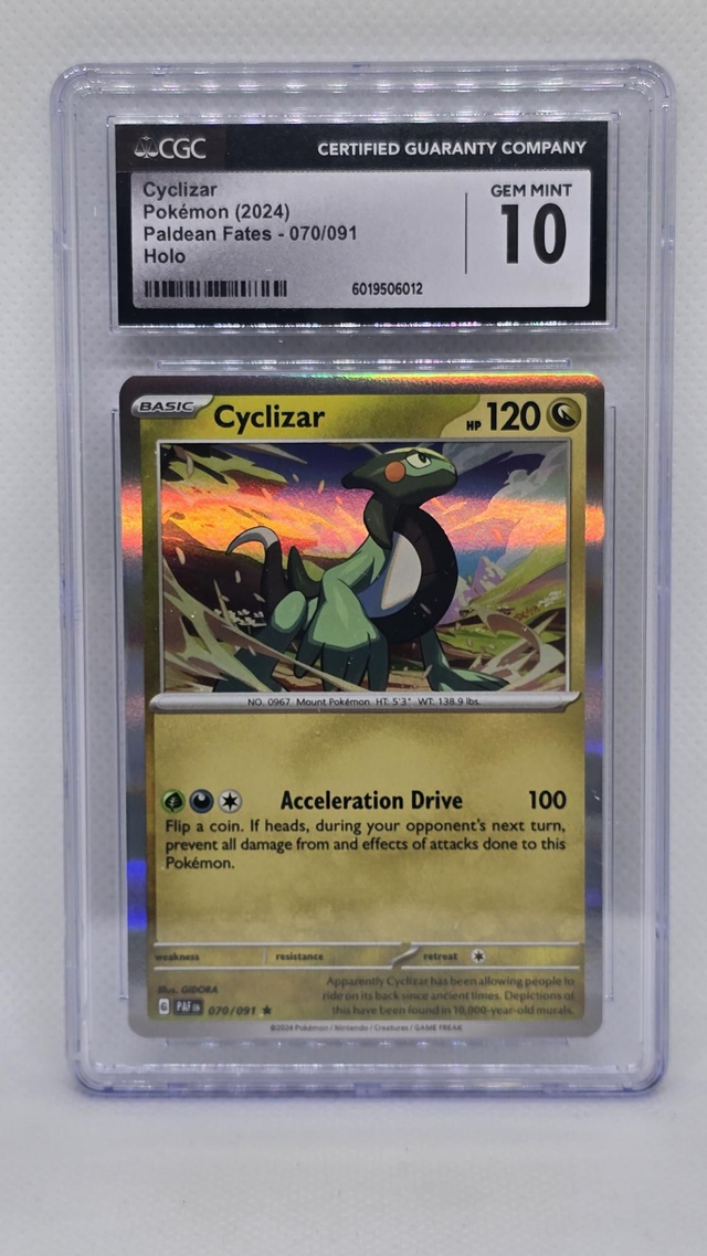 CYCLIZAR , PALDEAN FATES 070 2024 [CGC10 ]