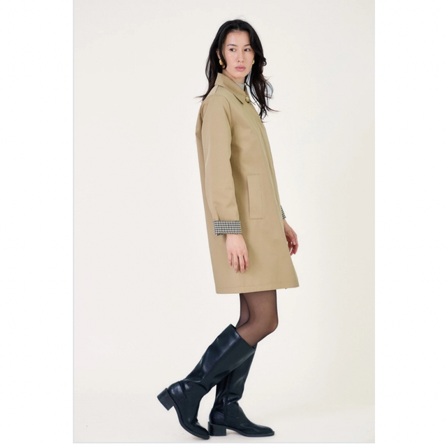 Veste mi-longue à revers