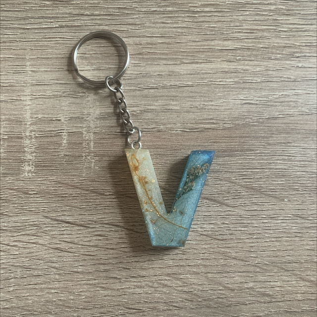 Porte-clés lettre V