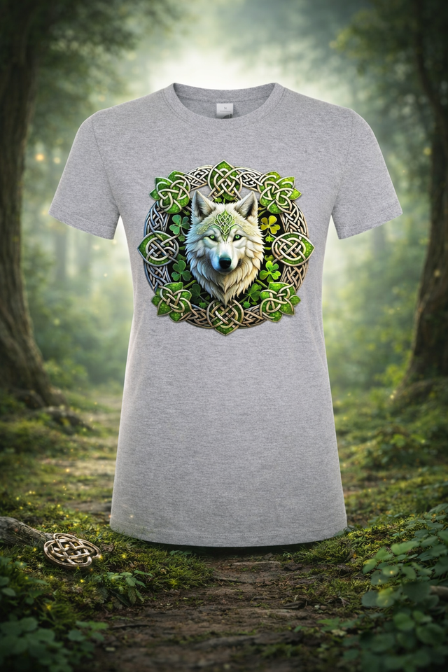 🤍 T-shirt Femme Gris – Âme sauvage 