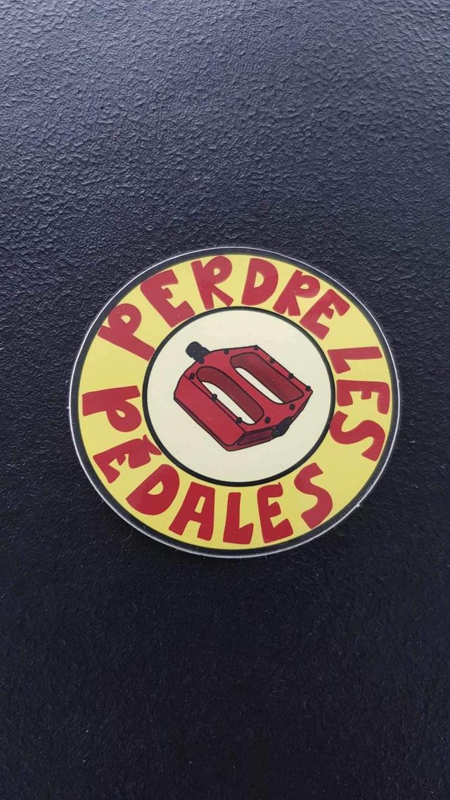 Sticker &quot;Perdre les pédales&quot;