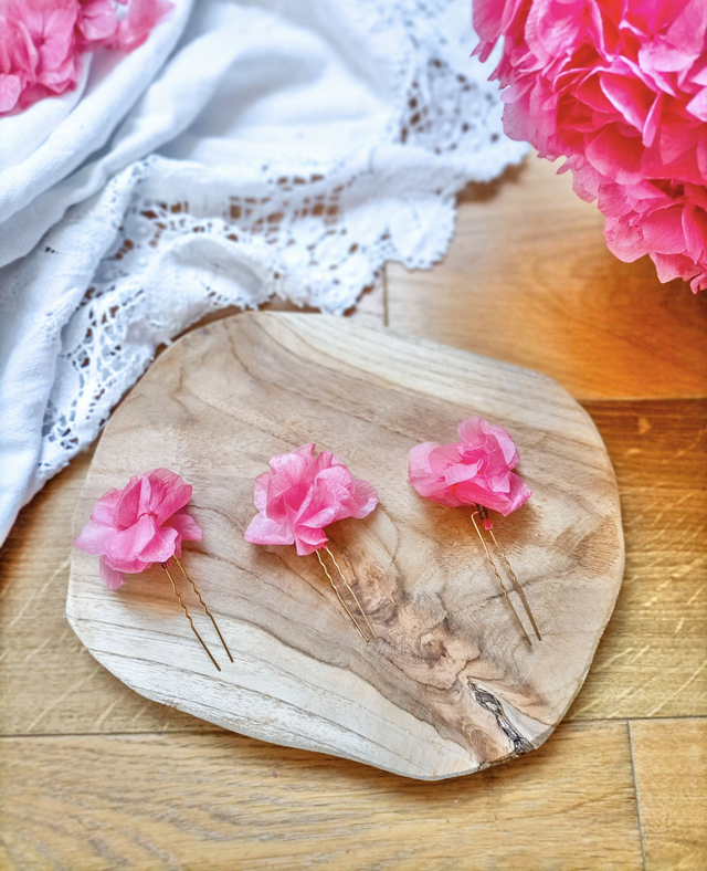 Trio d'épingles à chignon Romance d'Antan