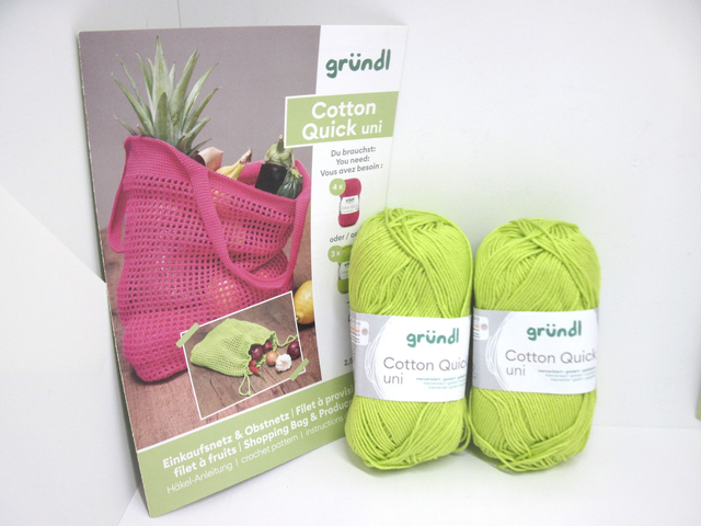 Kit filet à provisions 100% coton 