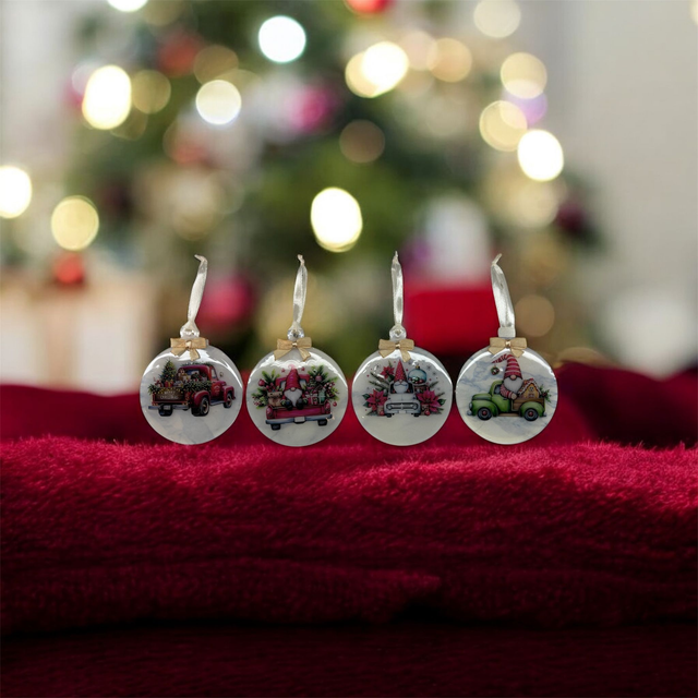 Boule de Noël plate