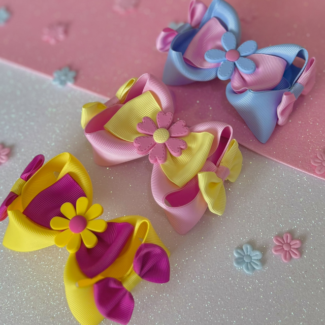 Grande barrette fleurs de marguerites 🌼 