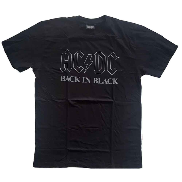 AC/DC UNISEX T-SHIRT: BACK IN BLACK