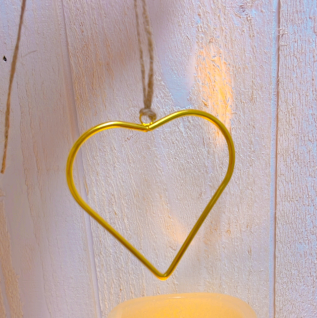 Cœur de Noël à personnaliser 