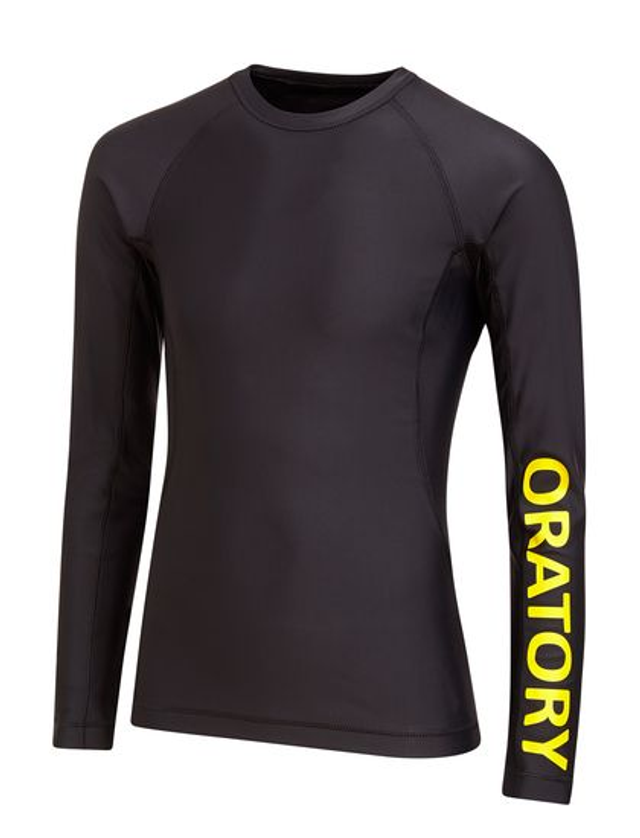 Second Hand Unisex Black Baselayer Top / skin / base layer