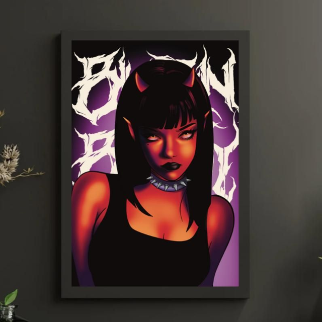 "BURN BABY" - A3/A4 PRINTTI 