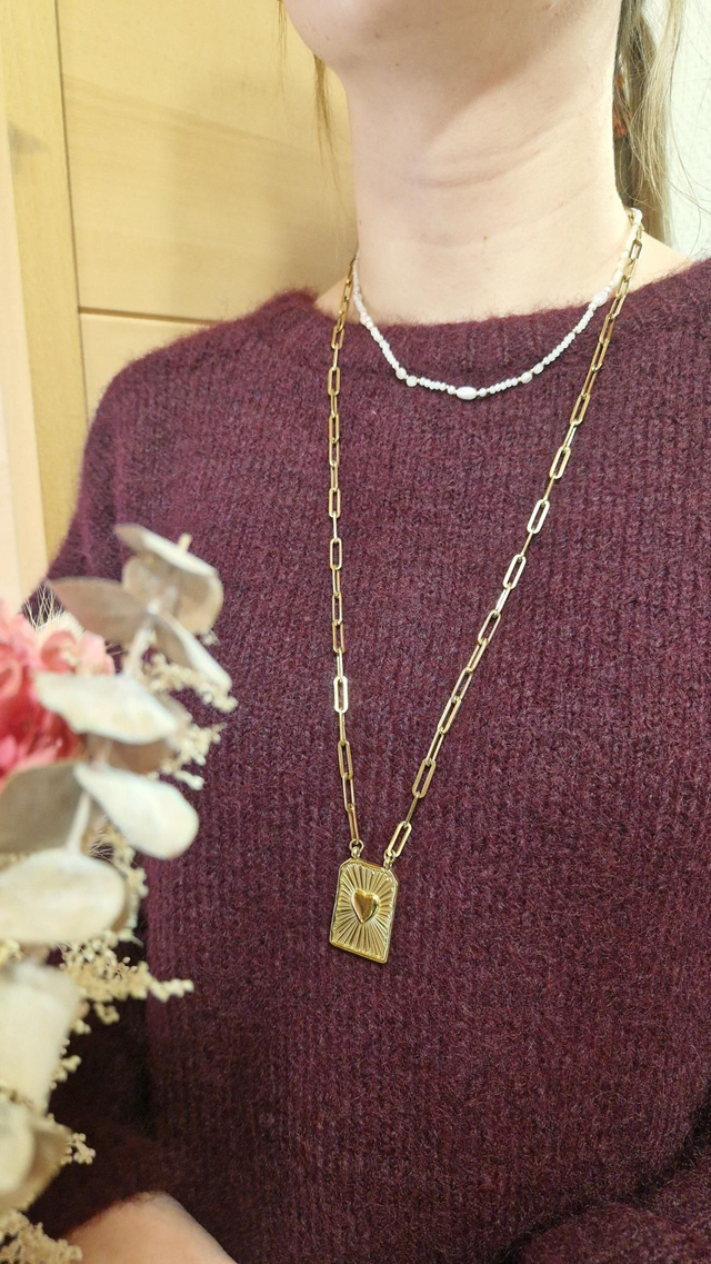 Collier Mila réversible 