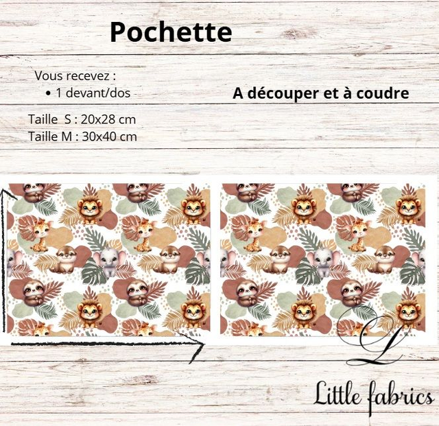 panneau pochette Savane