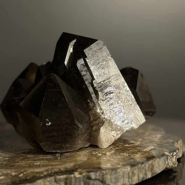 Quartz noir du Brésil 001