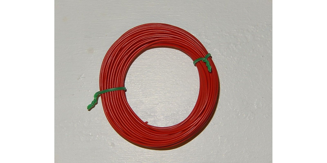 câble souple rouge 0,14mm² 10ml Herkat 3611