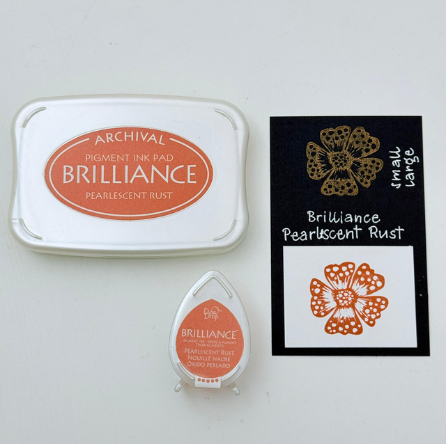 Brilliance Stempelkissen Pearlecent RUST
