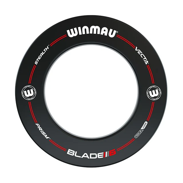 Winmau Printed Dartboard Surround Black 