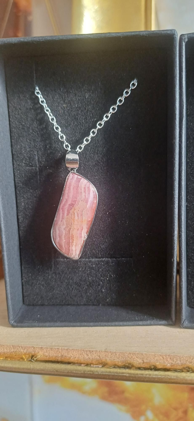 Rhodochrosite Necklace #2