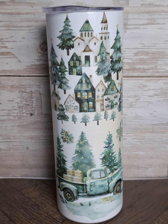 Gourde Canette noël