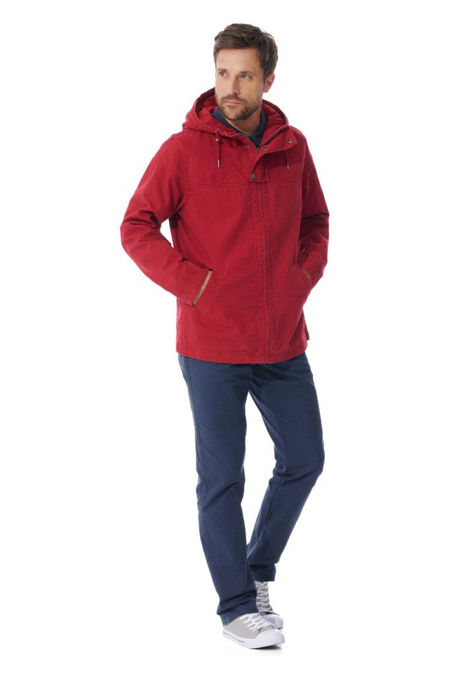 Veste à capuche en toile Mousqueton Baden Print Piment Taille S