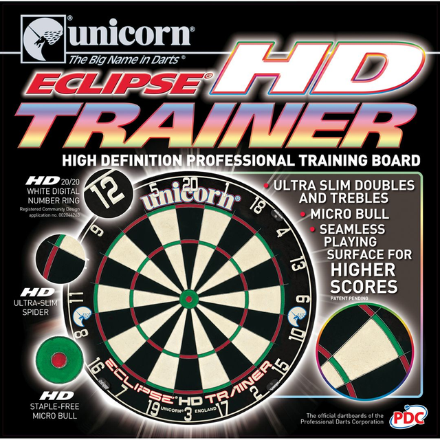 Unicorn Eclipse HD Trainer Dartboard