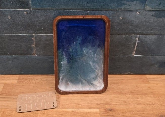 Trinket Tray Vibrant Sea Portrait