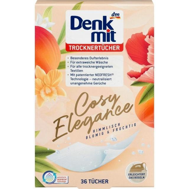 DenkMit Серветки Для Сушильної Машини Cosy Elegance 36 Шт