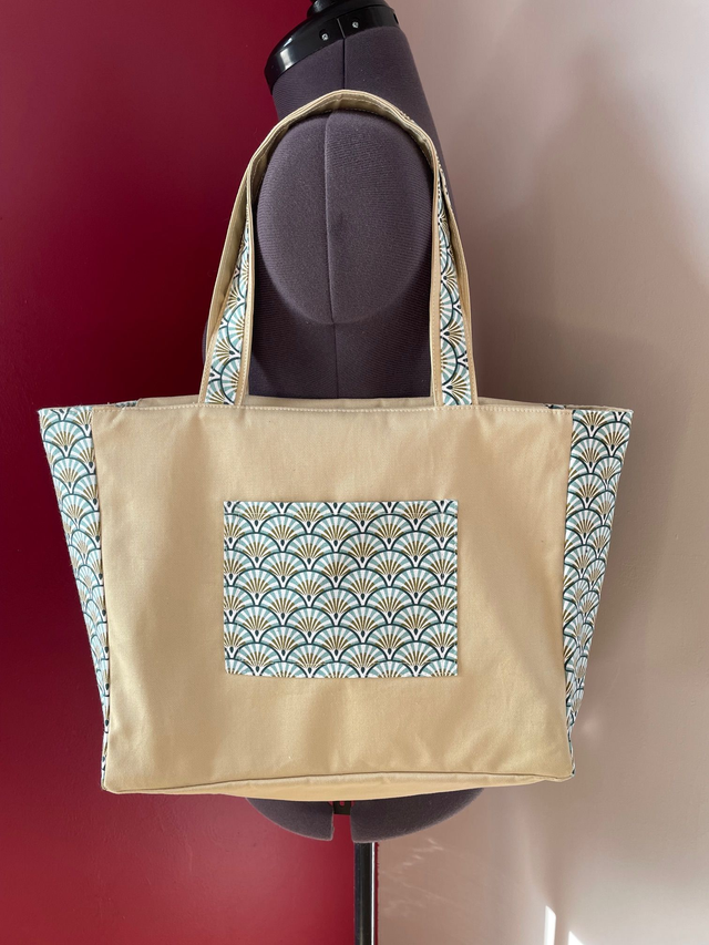 Sac cabas Ambre / Beige 