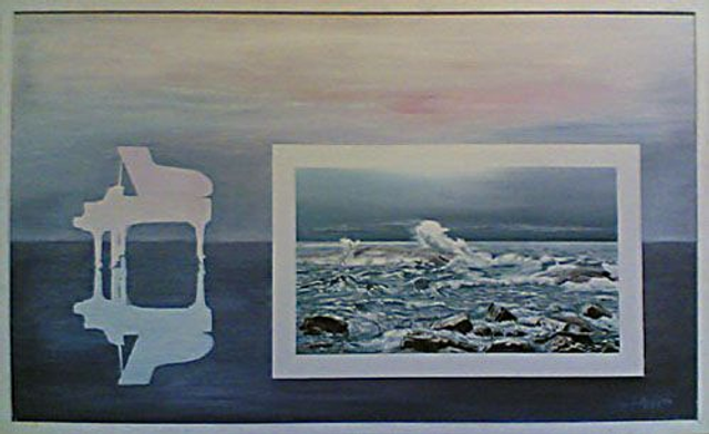 18. Flyygeli ja meri (90x150cm)