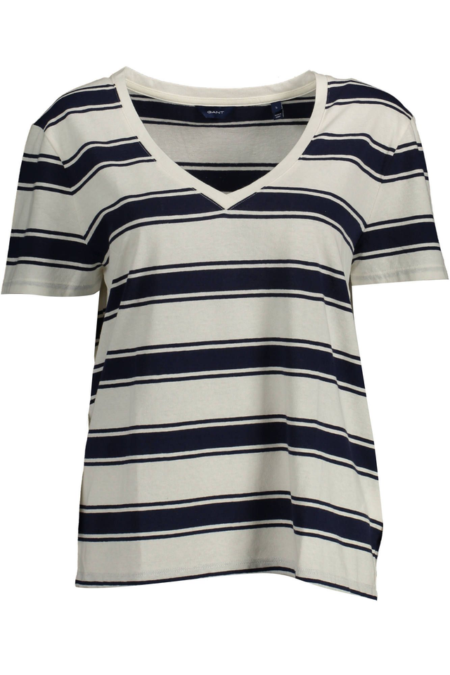 GANT T-SHIRT MANICHE CORTE DONNA BIANCO