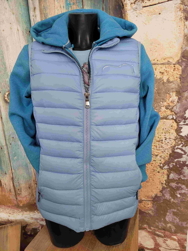 BODYWARMER FEMME BLEU CIEL (A89)