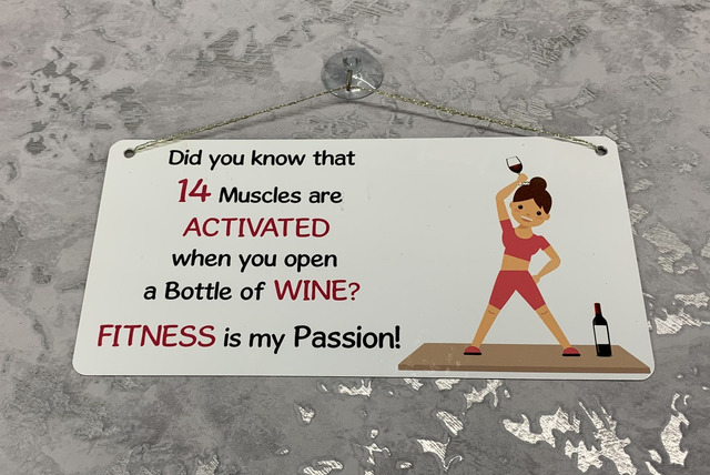 Fitness is my passion sign 